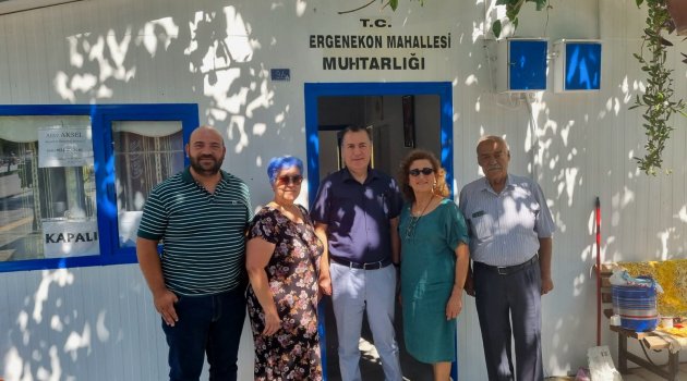 KAYMAKAM KAPANKAYA’DAN YENİ SEÇİLEN ERGENEKON MAHALLE MUHTARINA HAYIRLI OLSUN ZİYARETİ